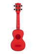 A Maritime Red Transparent Soprano Waterman shown at a back angle