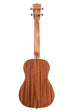 A Gloss Mahogany Baritone Ukulele shown at a back angle