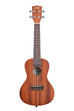 A Satin Mahogany Concert Ukulele shown at a front angle