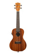 A Satin Mahogany Concert Ukulele w/ EQ shown at a front angle