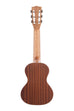 A Mahogany Guitarlele shown at a back angle