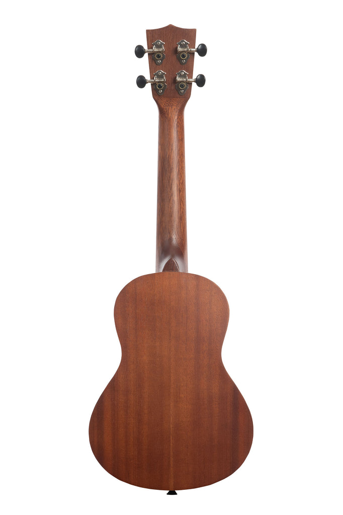 A Kala Learn To Play Ukulele Concert Starter Kit shown at a back angle