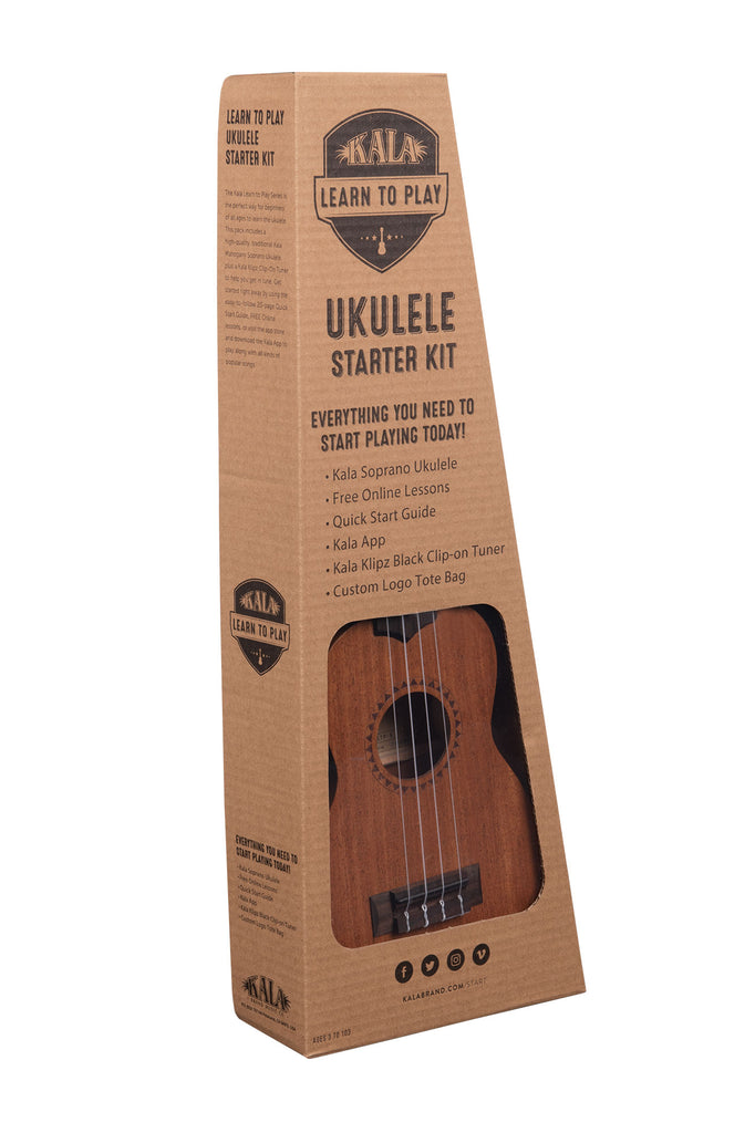 A Kala Learn To Play Soprano Ukulele Starter Kit shown as a kit