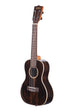 A Premier Exotic Ziricote Concert Ukulele shown at a left angle