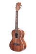 A Solid Acacia Tenor Ukulele shown at a left angle