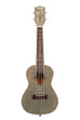 A Stardust Gold Sparkle Concert Ukulele shown at a front angle