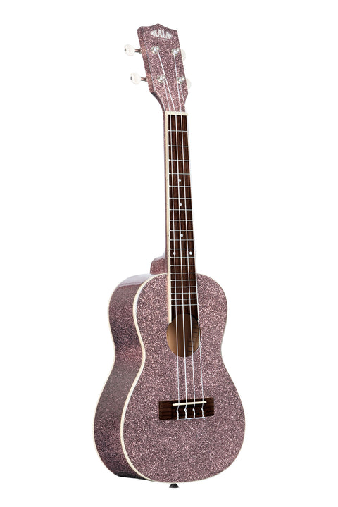 Pink Champagne Sparkle Concert Ukulele