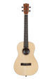 A Solid Spruce Top Mahogany Travel Baritone Ukulele shown at a front angle