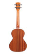 A Solid Spruce Top Mahogany Tenor Ukulele shown at a back angle
