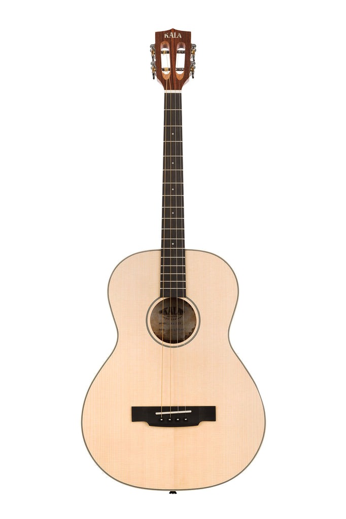 A Solid Spruce Top Pau Ferro Tenor Guitar shown at a front angle