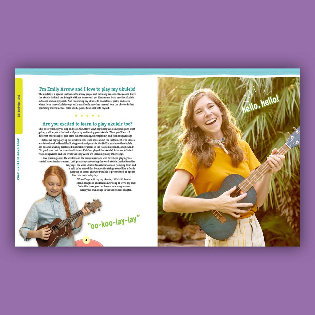 Kids' Ukulele Songbook by Emily Arrow