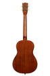 A Makala Baritone Ukulele shown at a back angle