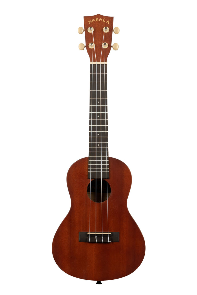 A Makala Concert Ukulele shown at a front angle