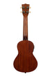 A Makala Concert Ukulele w/ EQ shown at a back angle