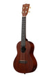 A Makala Concert Ukulele w/ EQ shown at a left angle
