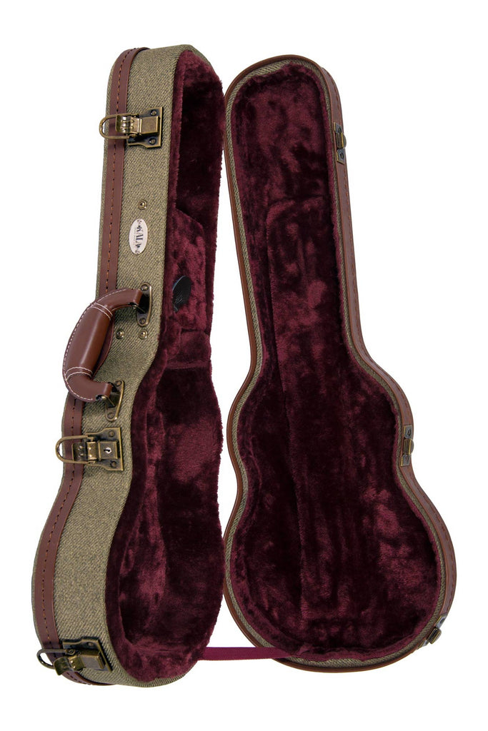 Olive Tweed Archtop Ukulele Hard Case