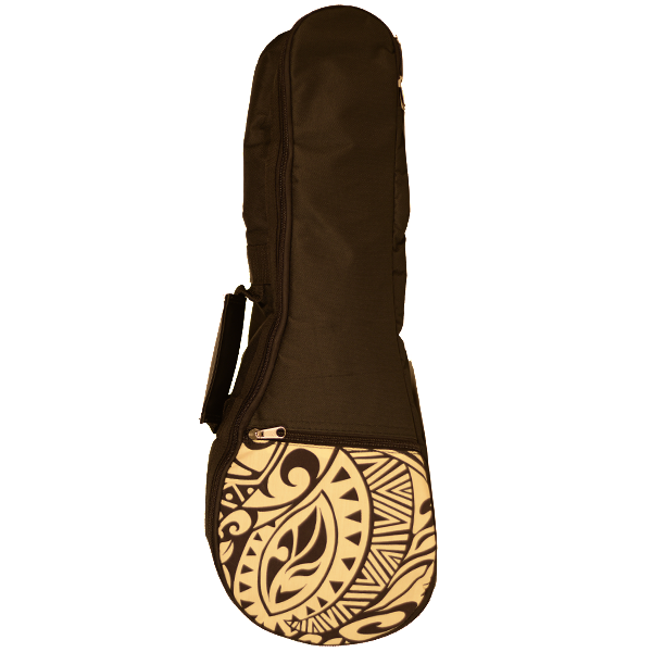 Cream Tribal Hawaiian Accent Bag for Ukulele