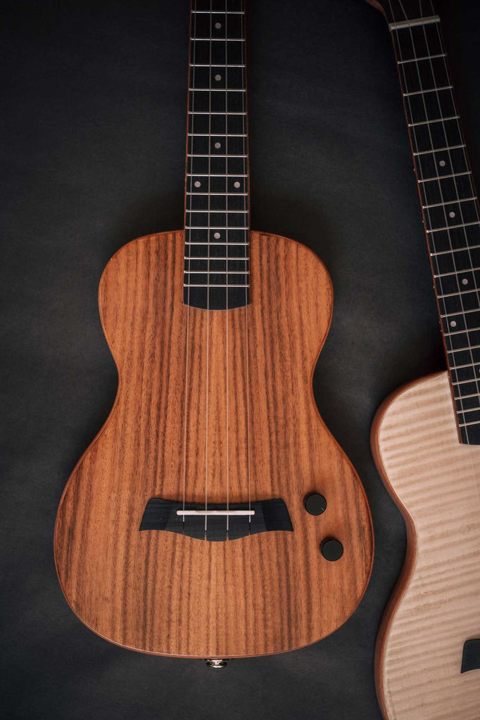 Solid Body Electric Acacia Tenor Ukulele