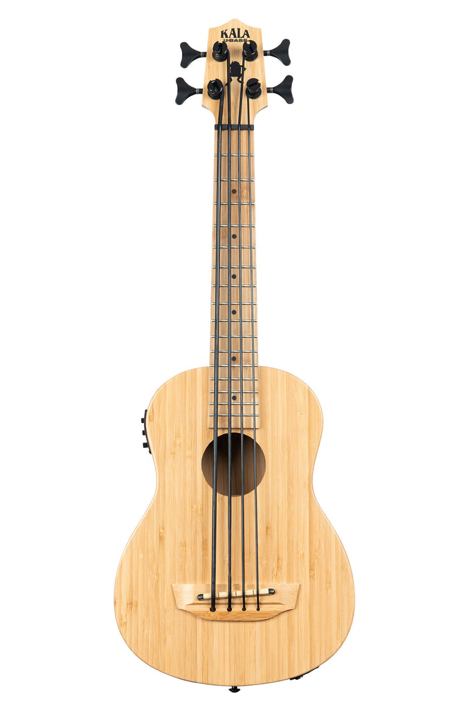 A Bamboo Acoustic-Electric U•BASS® shown at a front angle