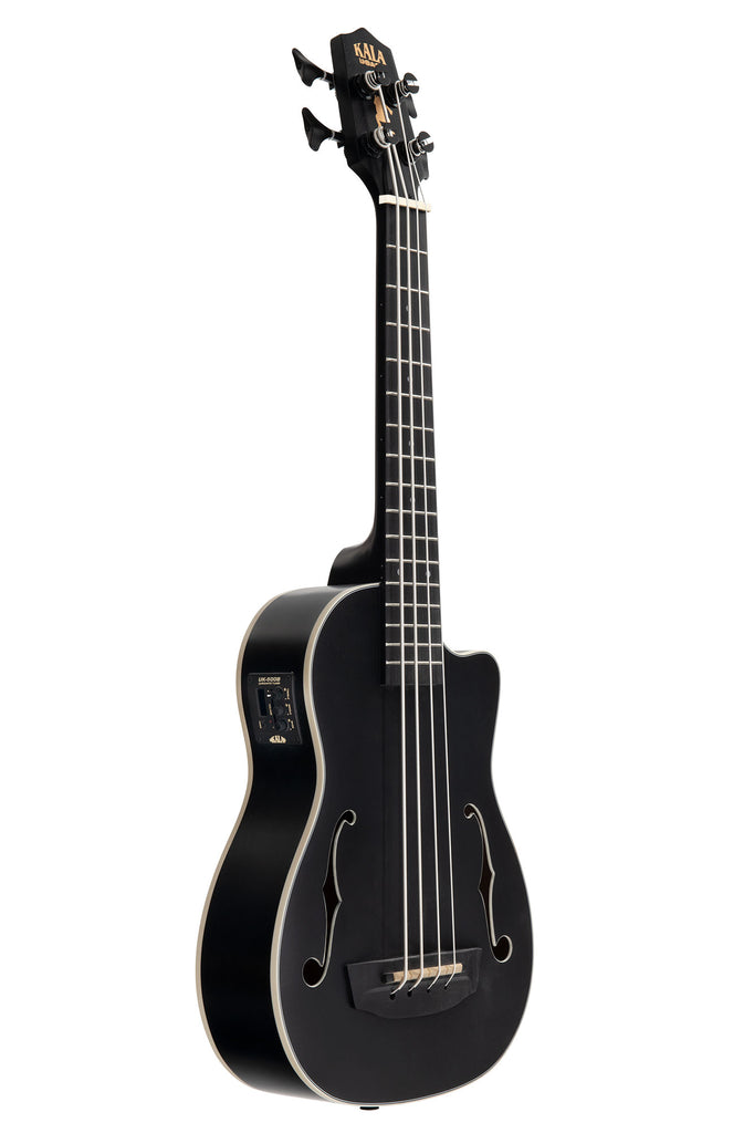 Black Journeyman Mahogany Acoustic-Electric U•BASS® with F-Holes