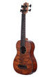 A Exotic Mahogany Acoustic-Electric U•BASS® shown at a left angle
