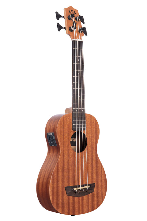 A Wanderer Acoustic-Electric U•BASS® shown at a right angle