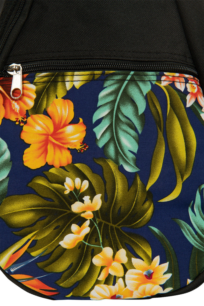 Floral Hawaiian Accent Bag for Ukulele