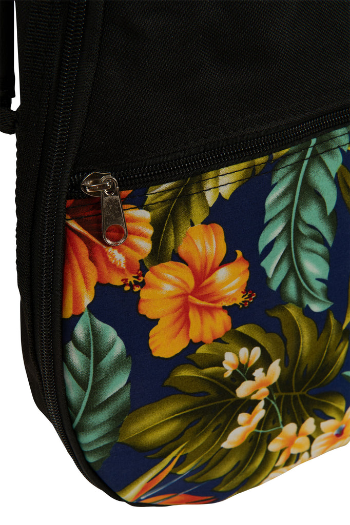 Floral Hawaiian Accent Bag for Ukulele