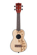 A Bamboo Top Ukadelic Soprano Ukulele shown at a front angle