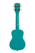 A Lochness Ukadelic Soprano Ukulele shown at a back angle