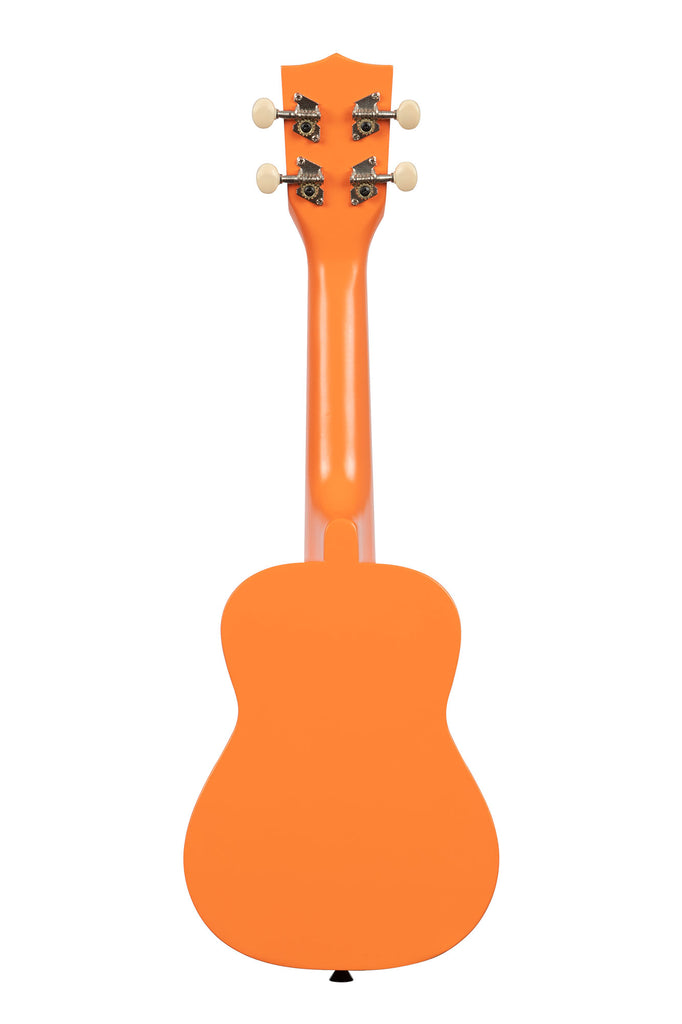 A Marmalade Ukadelic Soprano Ukulele shown at a back angle