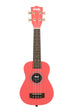 A Razzle Dazzle Ukadelic Soprano Ukulele shown at a front angle