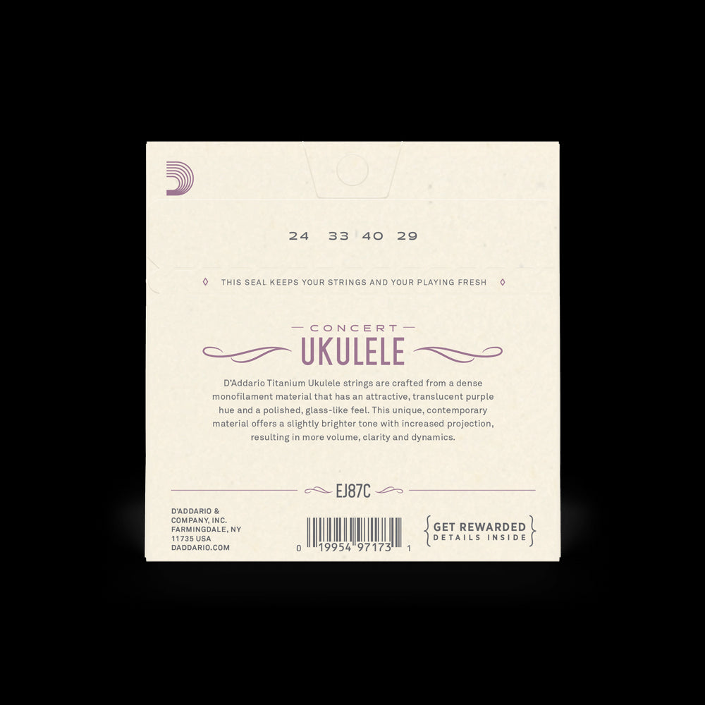 D'Addario® Uke Titanium String Set