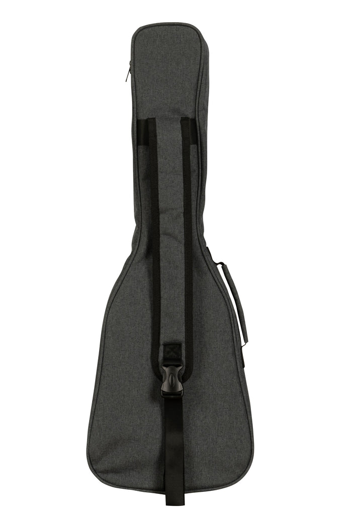The bag that comes with Solid Body Electric Striped Ebony Tenor Ukulele is shown