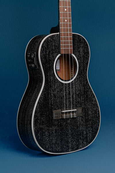 All Solid Salt & Pepper Doghair Mahogany Tenor Ukulele