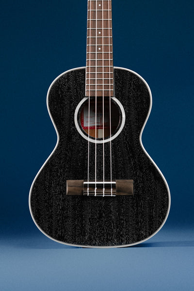 All Solid Salt & Pepper Doghair Mahogany Tenor Ukulele