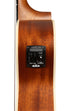 BLEM - Satin Mahogany Baritone Left-Handed Ukulele with EQ
