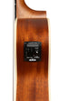 Satin Mahogany Baritone Left Handed Ukulele with EQ