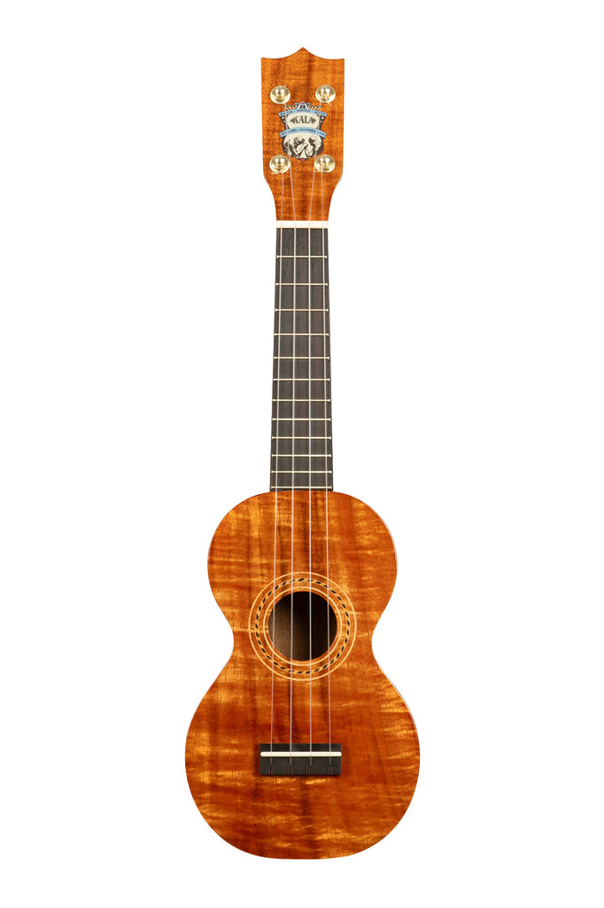 Pan Pacific All Solid Hawaiian Koa Figure 8 Soprano Ukulele with Bag