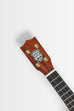 Pan Pacific Deluxe All Solid Koa Top Mahogany Figure 8 Soprano Ukulele with Bag
