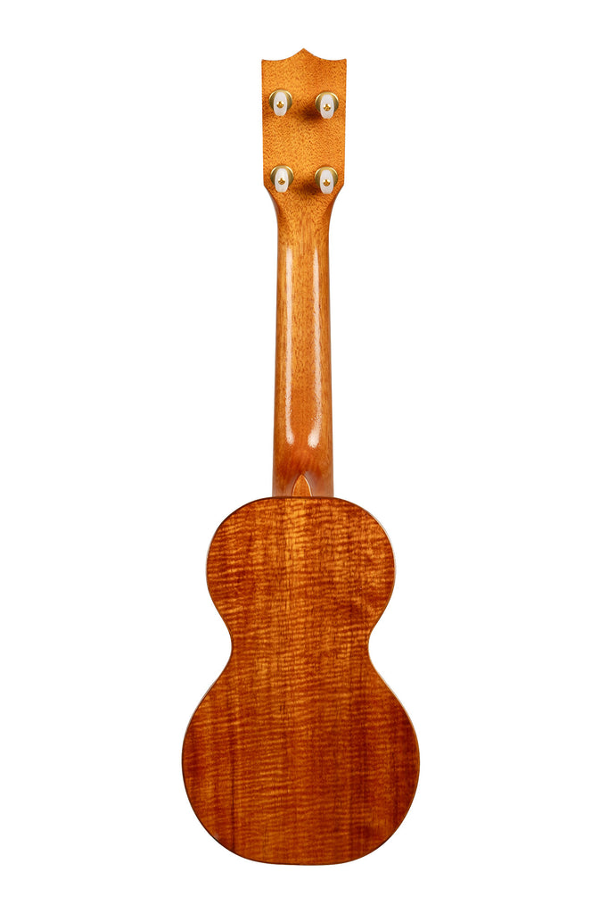Pan-Pacific Deluxe All Solid Hawaiian Koa Figure 8 Soprano Ukulele with Bag