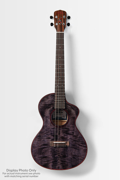 Metropolitan Deluxe Black Night Mango Baritone Ukulele