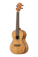 A All Solid Curly Mango Metropolitan™ Concert Ukulele shown at a left angle