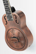 Brushed Copper Baritone Resonator Ukulele with Bag