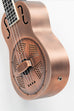 Brushed Copper Baritone Resonator Ukulele with Bag