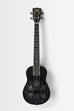 Matte Black Baritone Resonator Ukulele with Bag