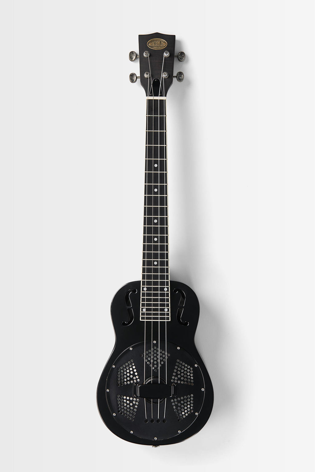 BLEM - Matte Black Baritone Resonator Ukulele with Bag