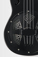 Matte Black Tenor Resonator Ukulele with Bag