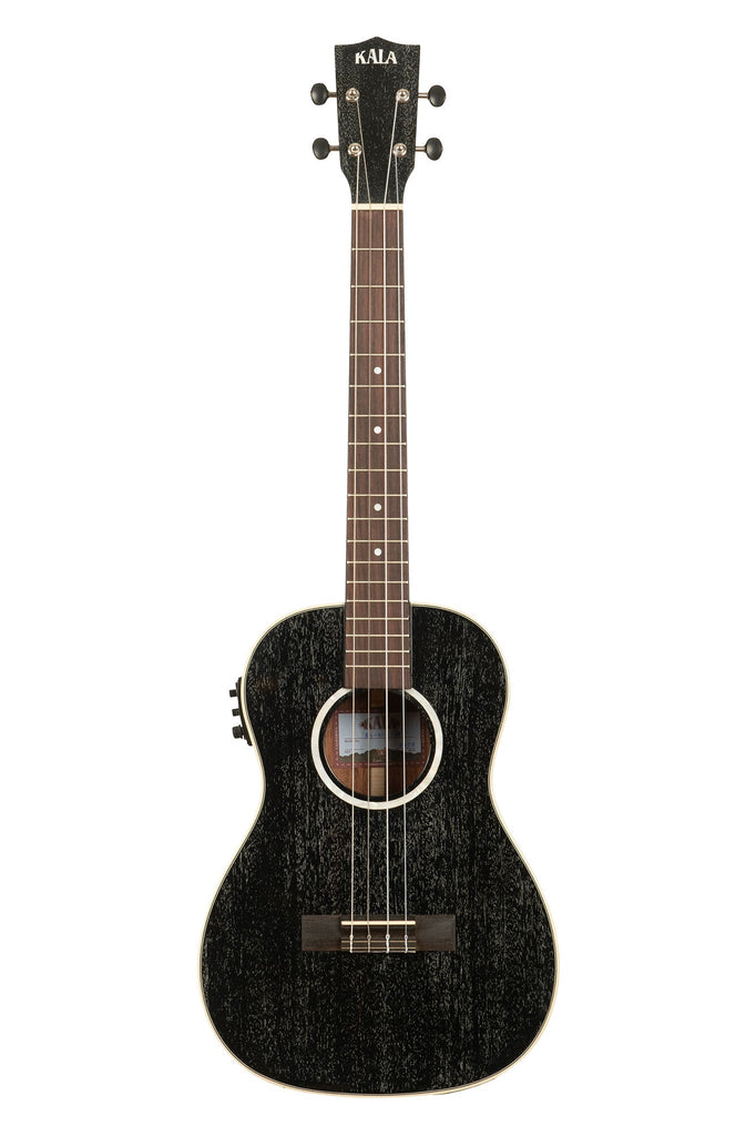 BLEM - All Solid Salt & Pepper Doghair Mahogany Baritone Ukulele