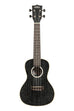 A All Solid Salt & Pepper Doghair Mahogany Concert Ukulele shown at a front angle